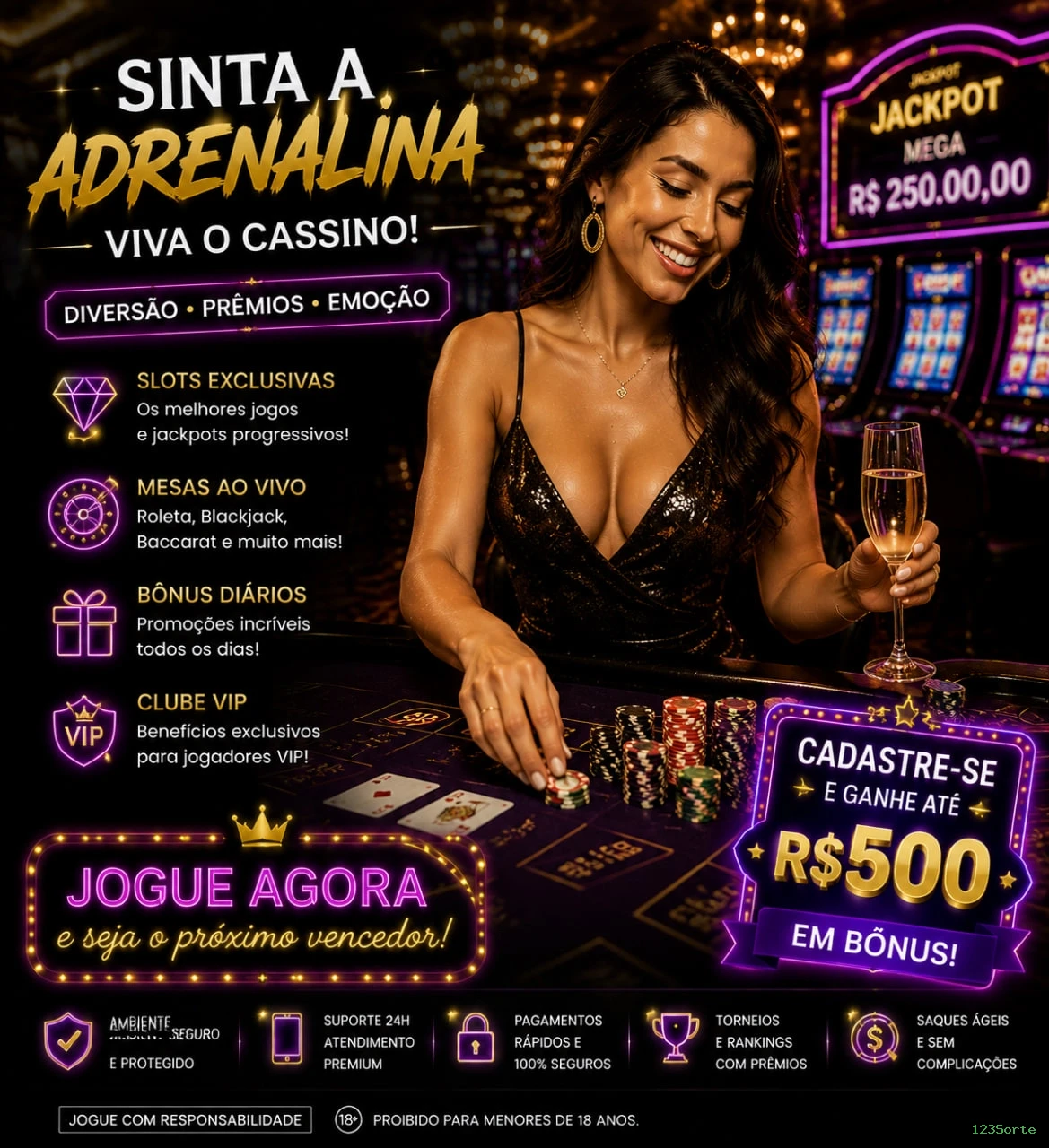Download gratuito do app da 123Sorte
